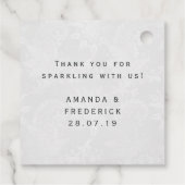 Fantasy Red Bird Geschenkanhänger (Rückseite)