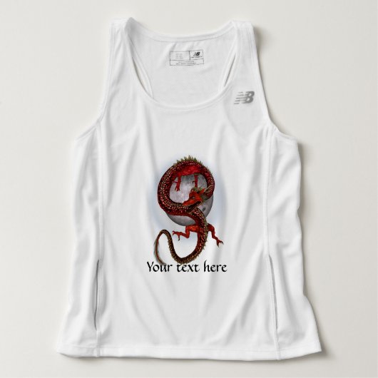 Fantasy Red Dragon T-Shirt (Design vorne)