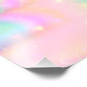 Fantasy Regenbogen Hintergrund. Vektorbild Fotodruck (Ecke)