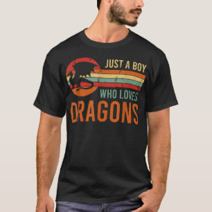 Fantasy Retro Gaming Rollenspiel Nur ein Junge, de T-Shirt