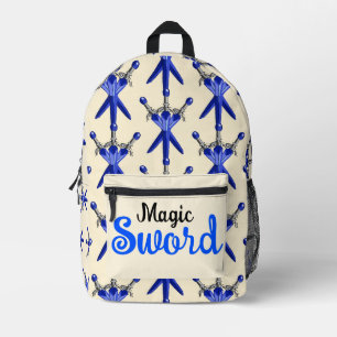Fantasy-Ritter-Schultasche Bedruckter Rucksack