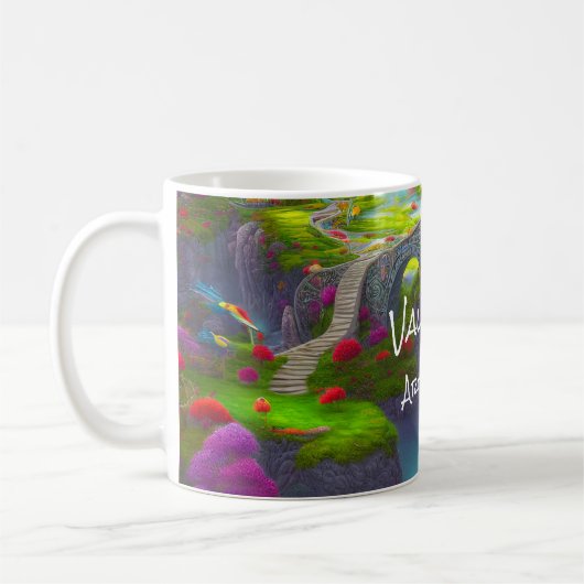 Fantasy River Gardens Kaffeetasse (Links)