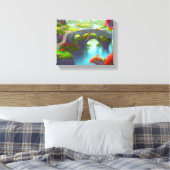Fantasy River Gardens Leinwanddruck (Insitu (Schlafzimmer))