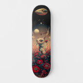Fantasy robotic Cat skateboard (Vorderseite)