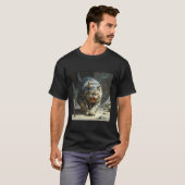 Fantasy Rocks Wütende Katze T-Shirt (Vorne ganz)