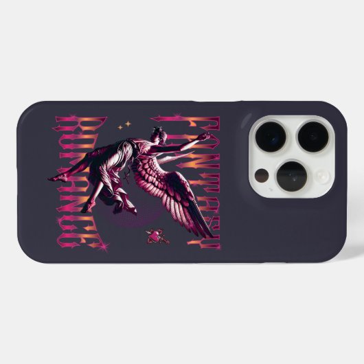 Fantasy Romance Angel Book Club Case-Mate iPhone Hülle (Rückseite (Horizontal))