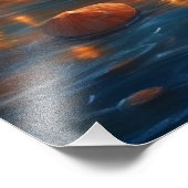 *~* Fantasy Romance AP51 Couple Moon Fotodruck (Ecke)