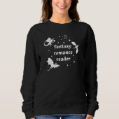 Fantasy Romance & Dragons Buchliebhaber Sweatshirt (Vorderseite)