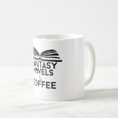 Fantasy Romane und Kaffee Kaffeetasse (VorderseiteRechts)