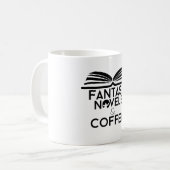 Fantasy Romane und Kaffee Kaffeetasse (Vorderseite Links)