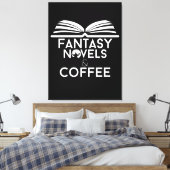 Fantasy Romane und Kaffee Leinwanddruck (Insitu (Schlafzimmer))