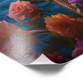 *~* Fantasy Romantische AP51 Mondlichtsee Fotodruck (Ecke)