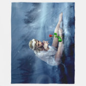 FANTASY ROSE FLEECEDECKE (Vorderseite)