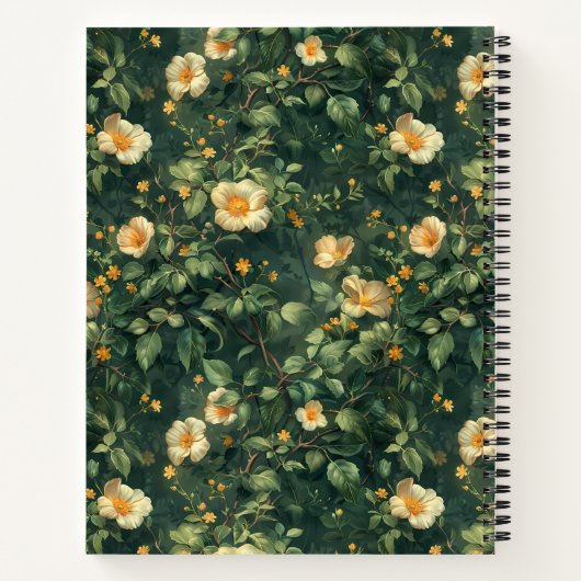 Fantasy RPG Forest Maiden mit Hund und Frosch Notizblock (Rückseite)