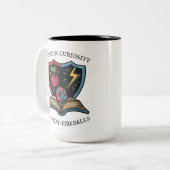 Fantasy RPG Lehrer Vielen Dank Zweifarbige Tasse (Vorderseite Links)