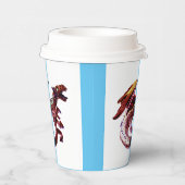 Fantasy Ruby Red Dragon Pappbecher (Rechts)