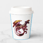 Fantasy Ruby Red Dragon Pappbecher (Vorderseite)