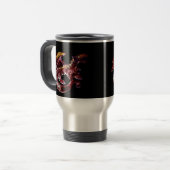 Fantasy Ruby Red Dragon Reisebecher (Vorderseite Links)