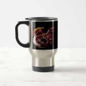 Fantasy Ruby Red Dragon Reisebecher (Links)