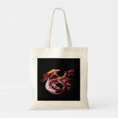 Fantasy Ruby Red Dragon Tragetasche (Rückseite)