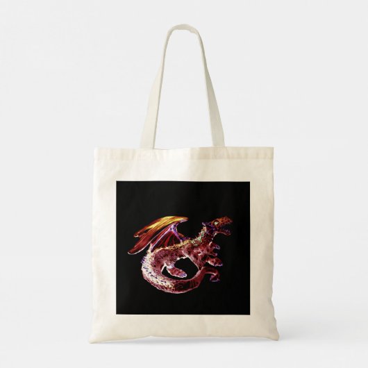 Fantasy Ruby Red Dragon Tragetasche (Rückseite)