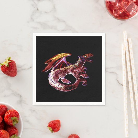 Fantasy Ruby Red Dragon x 50 Serviette (Beispiel)