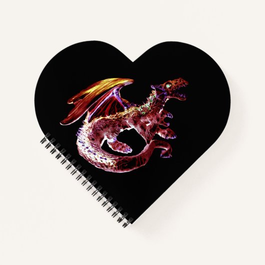 Fantasy Ruby Reds Dragon Notizblock (Vorderseite)