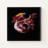 Fantasy Ruby Reds Dragon Notizblock (Rückseite)