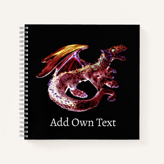 Fantasy Ruby Reds Dragon Notizblock (Vorderseite)