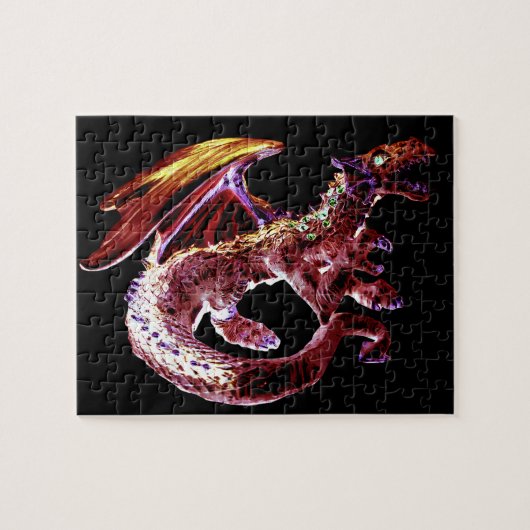 Fantasy Ruby Reds Dragon Puzzle (Horizontal)
