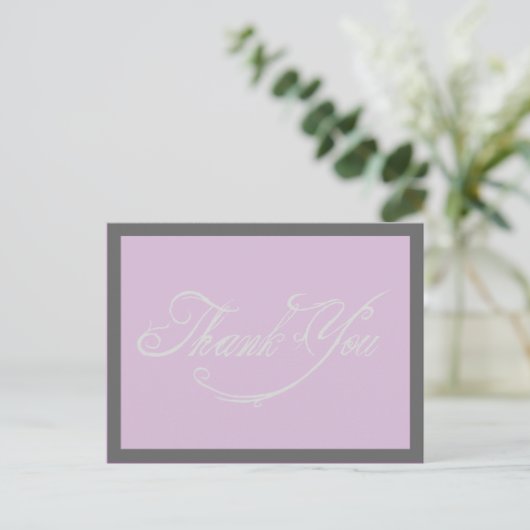 Fantasy Rustic Wedding Danke Postcards Postkarte (Stehend Vorderseite)