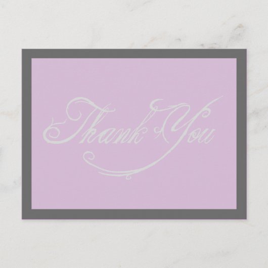 Fantasy Rustic Wedding Danke Postcards Postkarte (Vorderseite)