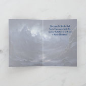 Fantasy Santa Old Nick Weihnachtskarte Dankeskarte (Innenseite)