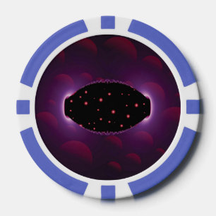 Fantasy Scene Alien Space Craft Auf See von Orbs Pokerchips