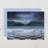 Fantasy Schachkarte Postkarte (Vorne/Hinten)