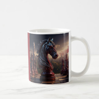 Fantasy-Schachszene - Springer Kaffeetasse