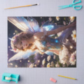 Fantasy Schöne Blume Fairy Decoupage Seidenpapier (Basteln)