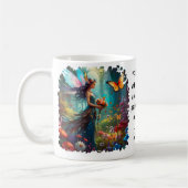 Fantasy Schöne Butterfly Faidgarten Zitat Kaffeetasse (Links)