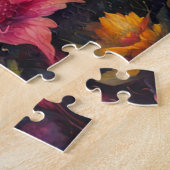 Fantasy Schöne farbenfrohe Blume Fee Puzzle (Seite)