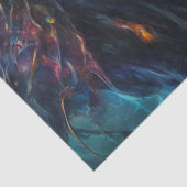 Fantasy Schöne Meerjungfrau Prinzessin Decoupage Seidenpapier (Detail)