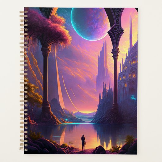 Fantasy Science Fiction Landschaft Planer (Vorderseite)