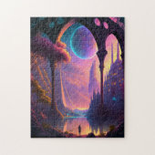 Fantasy Science Fiction Landschaft Puzzle (Vertikal)