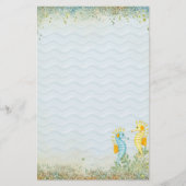 Fantasy Sea Pferd and Bling Briefpapier (Vorderseite)
