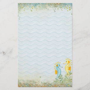 Fantasy Sea Pferd and Bling Briefpapier