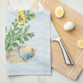 Fantasy Sea Pferd and Bling Handtuch (Viertel Falte)