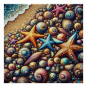 Fantasy seashore Glossy Poster (Vorderseite)