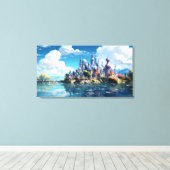 Fantasy Seaside Kingdom Leinwanddruck (Insitu (Holzboden))