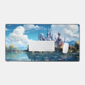 Fantasy Seaside Kingdom Schreibtischunterlage (Tastatur & Maus)