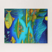 Fantasy-See-Fisch-Kunst Puzzle (Horizontal)