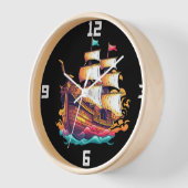 Fantasy Ship Uhr (Winkel)